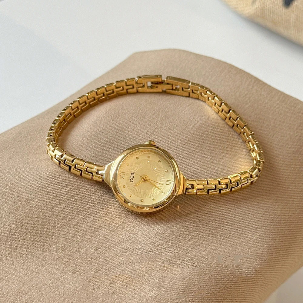 GEDI Ladies Watches Luxury High Quality Quartz Woman Watch Simple Small Dial Delicate Bracelet Fashion Women's Accessories