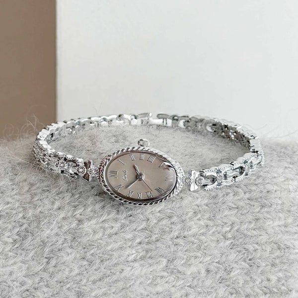 Gedi gold watch elegant 2026 wristwatches oval dial exquisite quartz fashion watches for women retro luxury gold bracelet clock